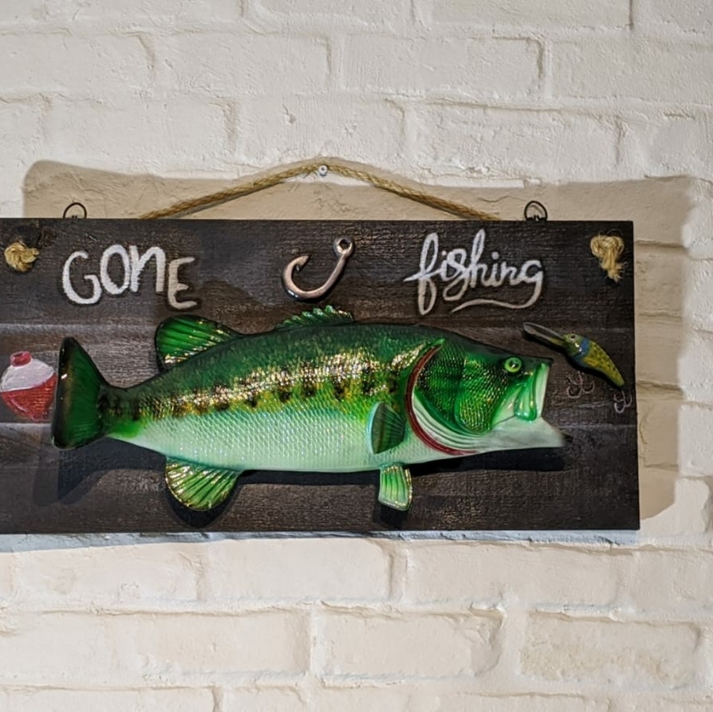 Fish Largemouth bass Replica wall decor
